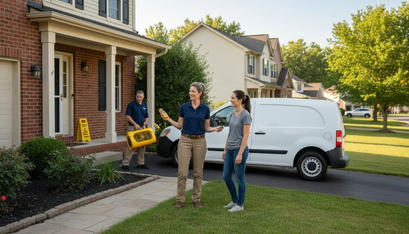 Water restoration image for Dehumidification And Cleanup Services in Oak Ridge, TN